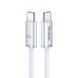 Кабель USB-C &mdash; USB-C 240W Mcdodo Cab Luma Air, тонкі конектори, 1,8 м, білий &mdash; CA-7083