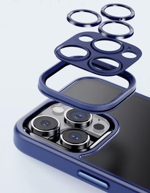 Чохол для iPhone 15 Pro Max Rock Guard Touch Protection Case - Titanium Blue