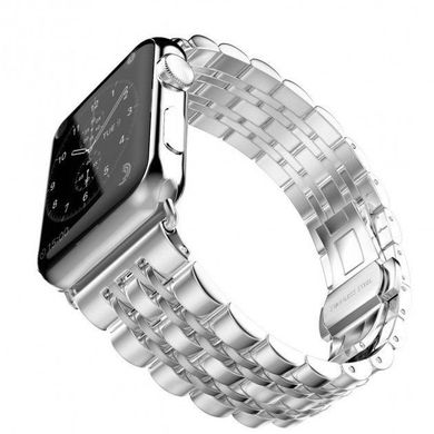 7-Bead Metal Band for Apple Watch 41/40/38 mm Silver
