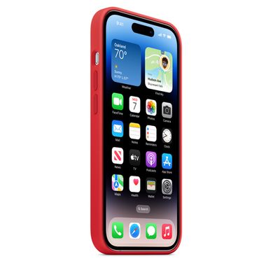 iPhone 14 Pro Max Silicone Case with MagSafe - RED