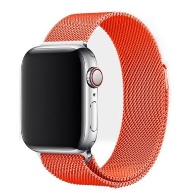 Ремінець для Apple Watch 42/44 /45 mm Milanese Loop Orange