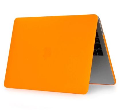 Чехол накладка Matte Hard Shell Case для Macbook Pro 16'' (2019) Soft Touch Orange