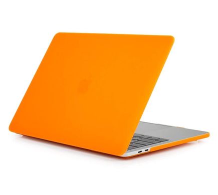 Чехол накладка Matte Hard Shell Case для Macbook Pro 13.3" 2016-2020 Soft Touch Orange