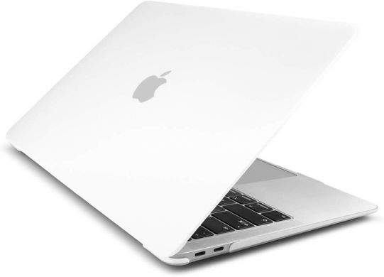 Чехол накладка Matte Hard Shell Case для Macbook Pro 16'' (2019) Soft Touch White