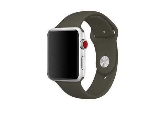 Ремінець для Apple Watch 42 / 44 / 45 mm Dark Olive Sport Band - S/M & M/L