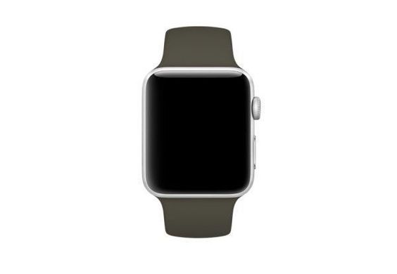Ремінець для Apple Watch 42 / 44 / 45 mm Dark Olive Sport Band - S/M & M/L