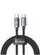 Кабель USB-C &mdash; USB-C 100W Mcdodo, 5A, з підсвічуванням, 1,2 м, чорний &mdash; CA-5580