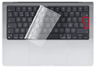 Силіконова накладка на клавіатуру MacBook Pro 14" (A2442) /Pro 16" (A2485) 2021 Прозора EU