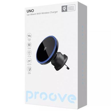 Автомобільний тримач з бездротовою зарядкою Proove UNO 15W