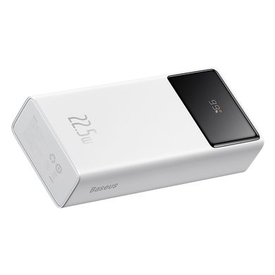 Павербанк Baseus Star-Lord Digital Display Fast Charge Power Bank 22.5W (30,000 mAh) White