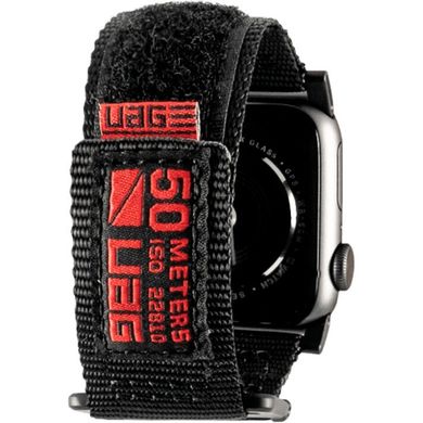 UAG Active Strap for Apple Watch 45/44/42 Black