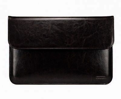 Чохол папка iCarer Genuine Leather Sleeve for MacBook Air М2 13.6" Black