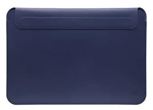 Чехол папка WIWU Skin Pro II PU Leather Sleeve для MacBook Pro / Air 13.3" (Navy Blue)