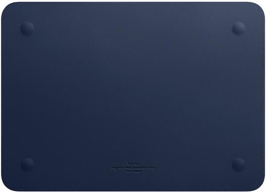 WIWU Skin Pro II PU Leather Sleeve for MacBook Pro / Air 13.3" (Navy Blue)