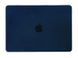 Чехол накладка Matte Hard Shell Case для Macbook Air 13.3" Soft Touch Midnight Blue фото 4