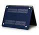 Чехол накладка Matte Hard Shell Case для Macbook Air 13.3" Soft Touch Midnight Blue фото 3