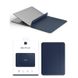 Чехол папка WIWU Skin Pro II PU Leather Sleeve для MacBook Pro / Air 13.3" (Navy Blue) фото 5