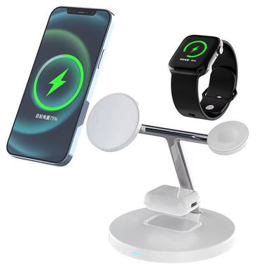 Wireless Charger 3 in 1 ZM MagLink T-PowerHub - White