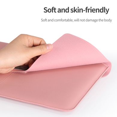 Чохол папка для MacBook Pro 14.2" | Air 13.6" Zamax MacKeeper Leather Sleeve - Pink