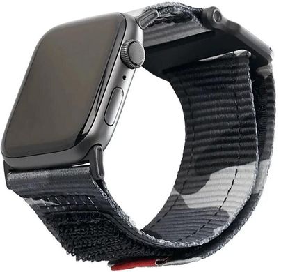 UAG Active Strap for Apple Watch 45/44/42 Midnight Camo