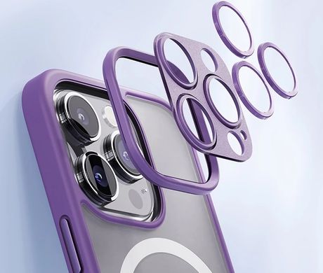 Чехол для iPhone 14 Pro Rock Guard Touch Magnetic Protection Case - Purple