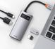 USB- Type C хаб 4 in 1 Baseus Metal Gleam Series USB-C to USB 3.0 + USB 2.0 + HDMI + PD фото 1