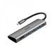 WiWU Alpha A531H 5 in 1 USB-C to 3xUSB3.0+1xType-C+1xHDMI USB-C Hub Grey
