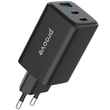 Мережевий зарядний пристрій Proove Pocket GaN 65W (2 Type-C + USB) &mdash; Чорний