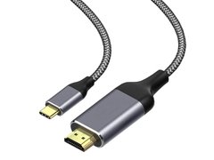 Кабель USB Type-c to HDMI для MacBook бренда Zamax (1,8 m)