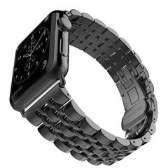 Металлический ремешок 7-Bead Metal Band for Apple Watch 42/44 /45 mm, Black