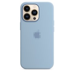 iPhone 13 Pro Max Silicone Case - Blue Fog
