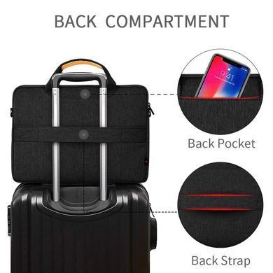 Сумка для MacBook 13"/14.2" WIWU Pioneer Shoulder Series - Black