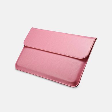 iCarer Genuine Leather Sleeve for MacBook Air М2 13.6" Pink