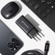 Мережевий зарядний пристрій Proove Pocket GaN 65W (2 Type-C + USB) &mdash; Чорний фото 4