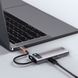 USB- Type C Хаб 5 in 1 Baseus Metal Gleam Series, USB-C to 3x USB 3.0 + HDMI + PD фото 3