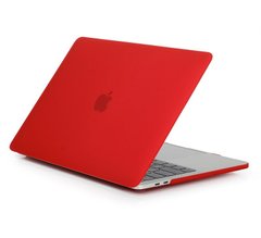 Чехол накладка Matte Hard Shell Case для Macbook Pro 16'' Soft Touch Red