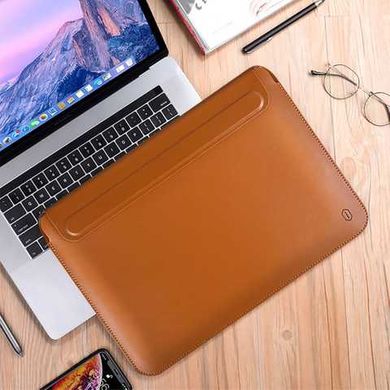 Чохол папка WIWU Skin Pro II PU Leather Sleeve для MacBook Pro 14.2" 2021 Brown