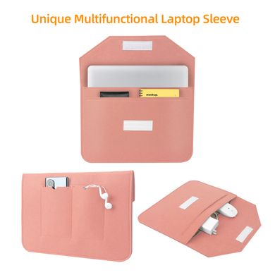 Чохол конверт ZAMAX Felt Sleeve для MacBook Pro 16.2" Peach