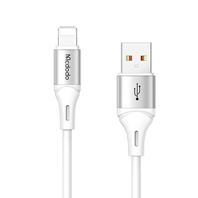 Cable for iPhone USB-A To Lightning MCDODO 3A Data Cable 1.2m - White