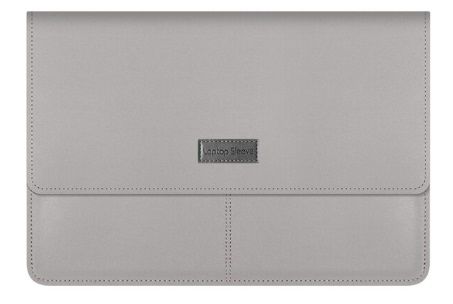 Чехол папка для MacBook Pro | Air 13 Zamax MacKeeper Leather Sleeve - Grey