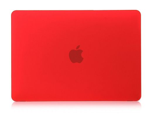 Matte Hard Shell Case for Macbook Pro 16'' Soft Touch Red