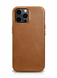 Кожаный чехол iCarer для iPhone 13 Pro - Camel Tan фото 1