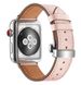 Шкіряний ремінець із застібкою-метеликом для Apple Watch 45/44/42 mm Pink фото 3