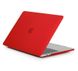 Чехол накладка Matte Hard Shell Case для Macbook Pro 16'' (2019) Soft Touch Red фото 1