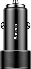 Автомобильное зарядное устройство Baseus Small Crew Dual-USB 3.4A (CAXLD-C01)