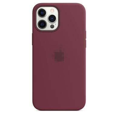 Silicone Case for iPhone 12 / 12 Prox - Plum