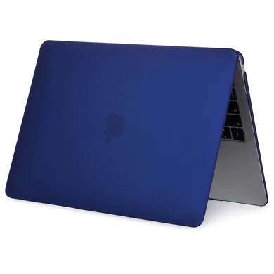 Чехол накладка Hard Shell Case for MacBook Pro 14.2" (2021, 2023) Soft Touch Midnight Blue