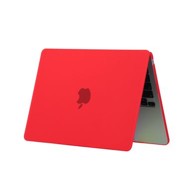 Чохол накладка Matte Hard Shell Case для Macbook Air 13.6" M2 2022 Soft Touch Red