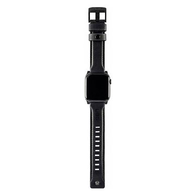 Ремінець UAG Leather Strap для Apple Watch 45/44/42 Black