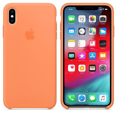 Silicone Case iPhone XS - Papaya